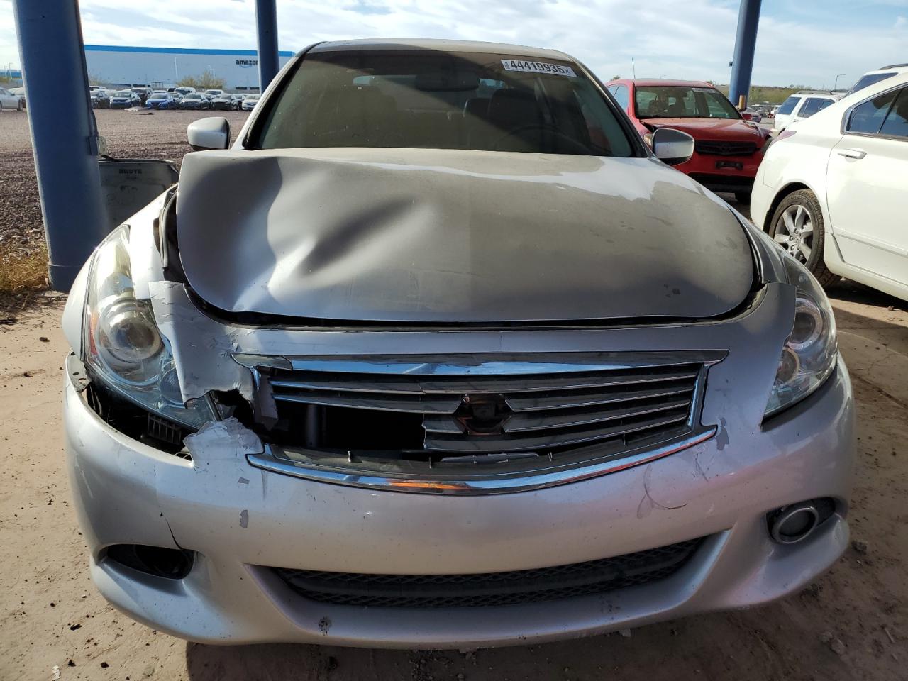 2010 Infiniti G VIN JN1CV6AP7AM408859 Copart auction photo, front end damage thumbnail 5