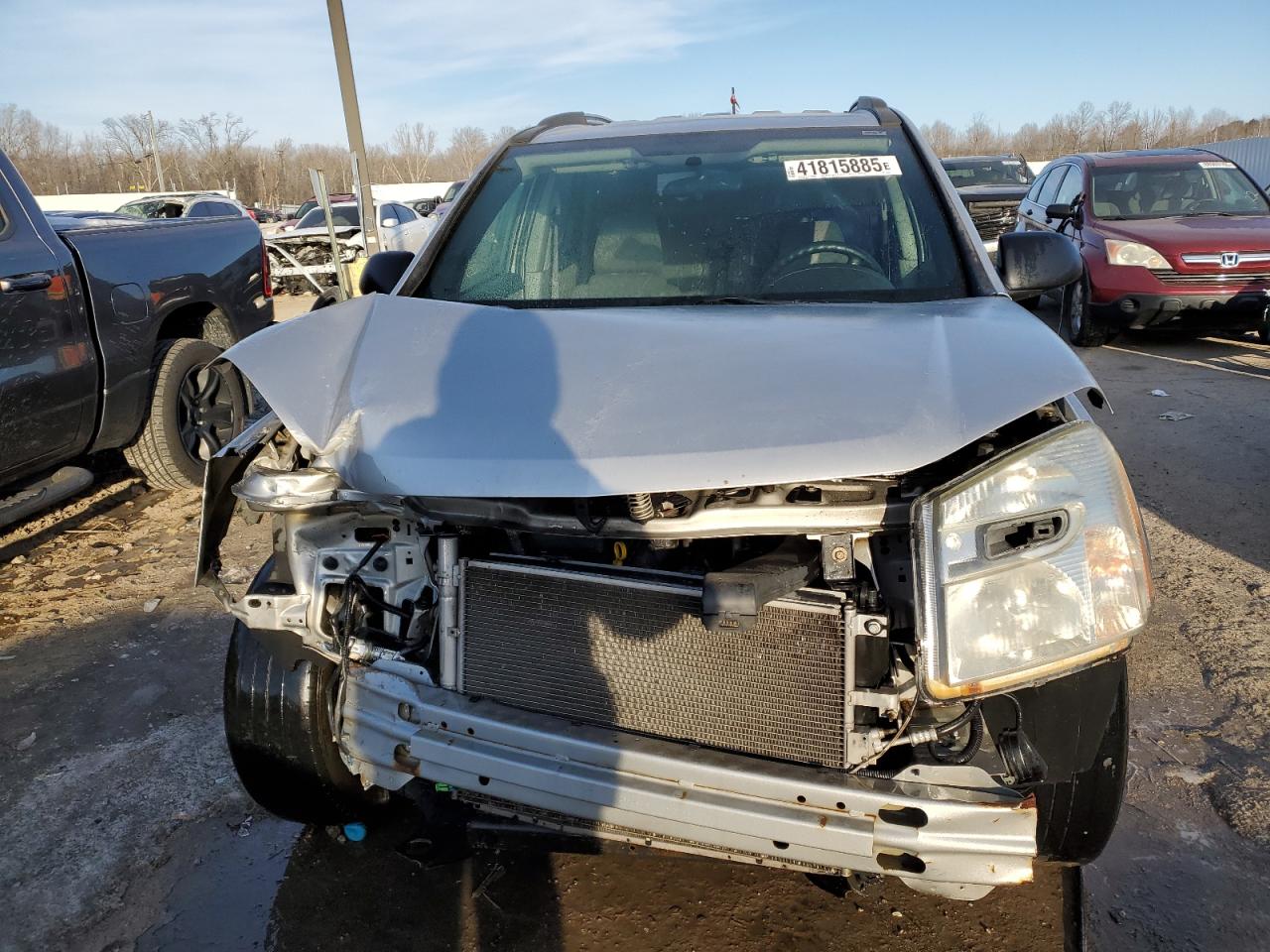 2007 Chevrolet Equinox VIN 2CNDL13F176015604 Copart auction photo, front end damage thumbnail 5