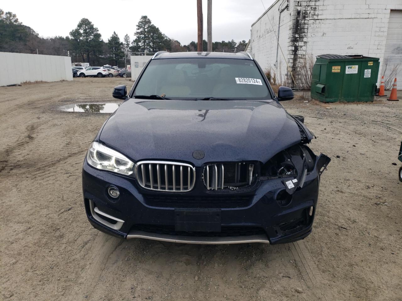 2017 BMW X5 VIN 5UXKR0C38H0V71704 Copart auction photo, front end / side damage thumbnail 5