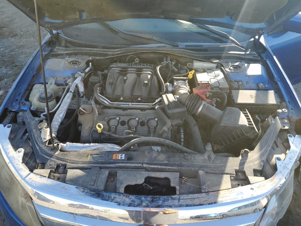 2012 Ford Fusion VIN 3FAHP0JG7CR307606 Copart auction photo, water/flood / front end damage thumbnail 12