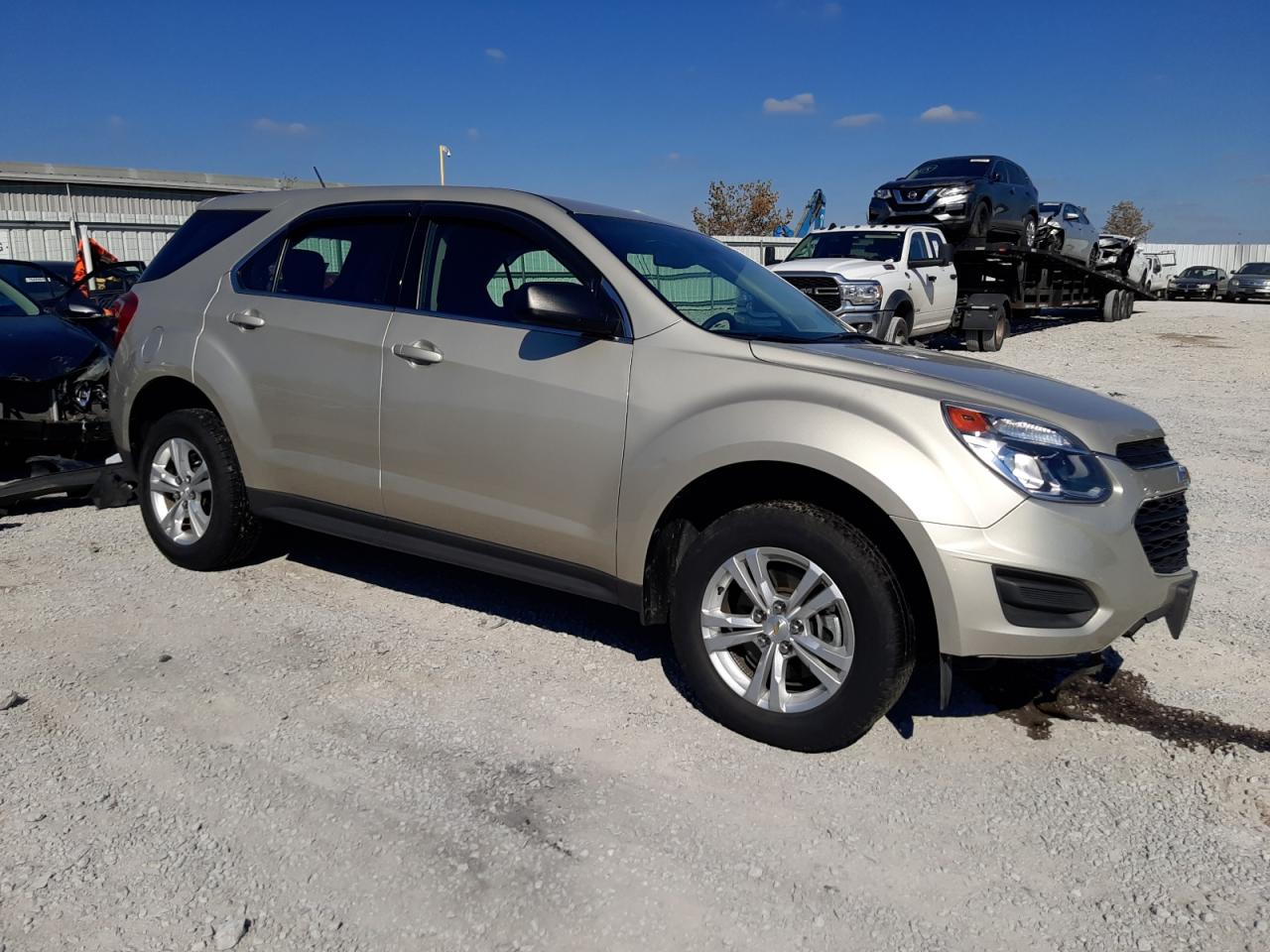 2016 Chevrolet Equinox VIN 2GNALBEK2G1188611 Copart auction photo, front end / side damage thumbnail 4