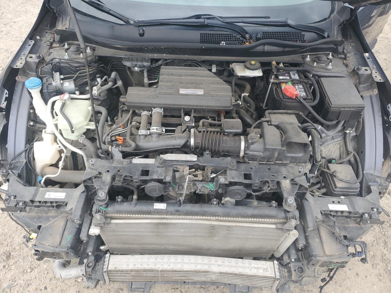 2019 Honda CR-V VIN 5J6RW1H82KA038617 Copart auction photo, front end / side damage thumbnail 12
