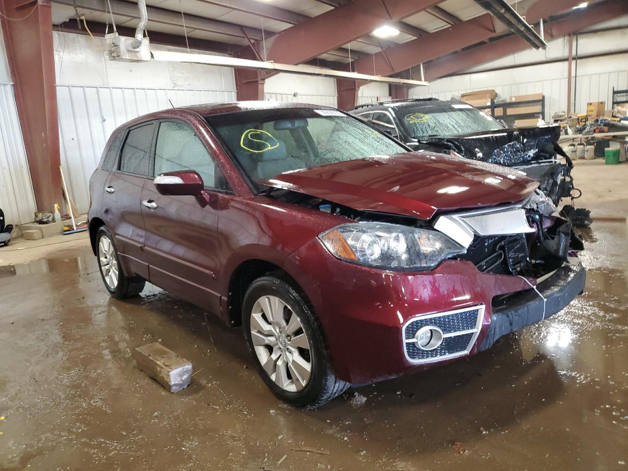 2011 Acura RDX VIN 5J8TB1H58BA001893 Copart auction photo, front end / side damage thumbnail 4