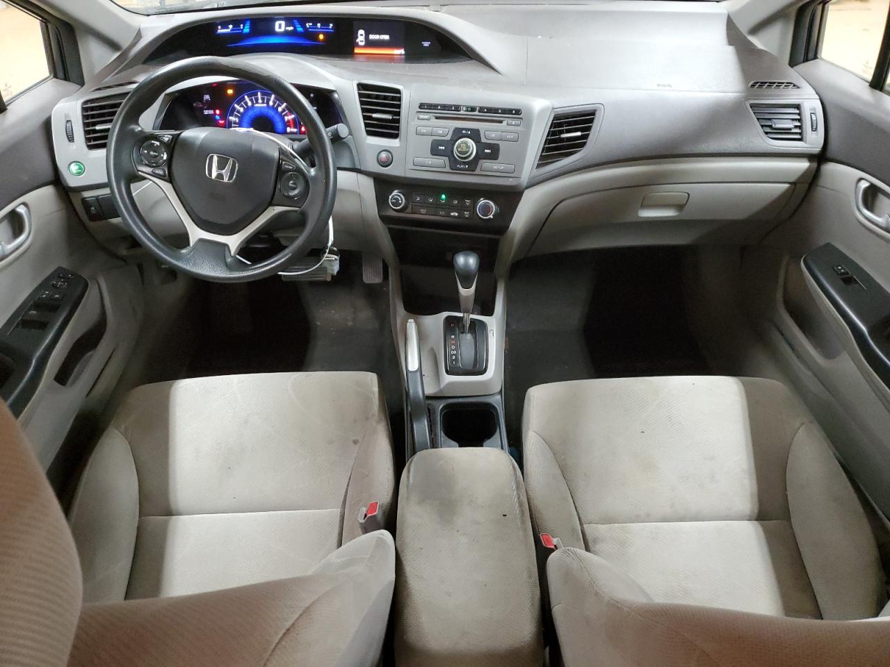 2012 Honda Civic VIN 2HGFB2F5XCH315988 Copart auction photo, rear end damage thumbnail 8