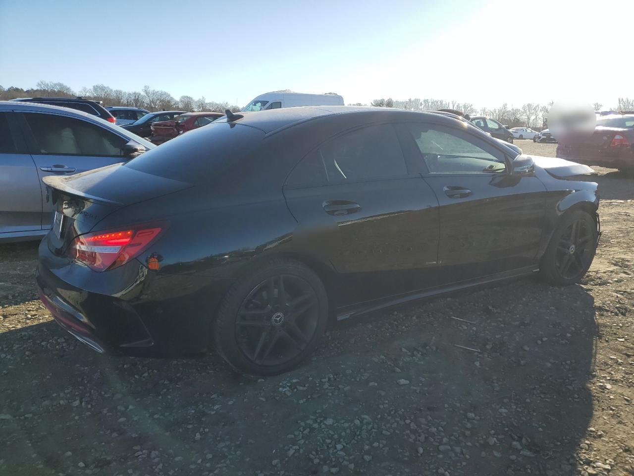 2018 Mercedes-Benz CLA-klasse VIN WDDSJ4EB1JN662669 Copart auction photo, front end damage thumbnail 3