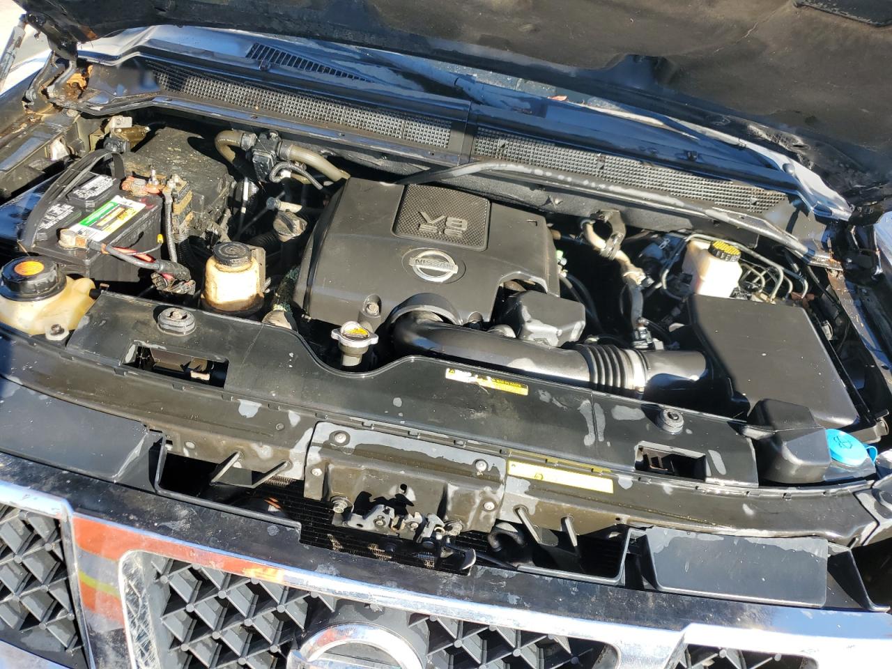 2010 Nissan Armada VIN 5N1BA0ND7AN601004 Copart auction photo, mechanical / front end damage thumbnail 12