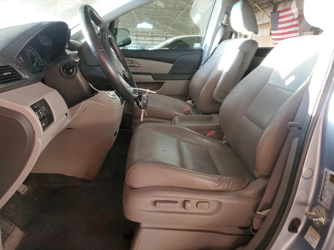 2013 Honda Odyssey VIN 5FNRL5H6XDB086171 Copart auction photo, rear end damage thumbnail 7
