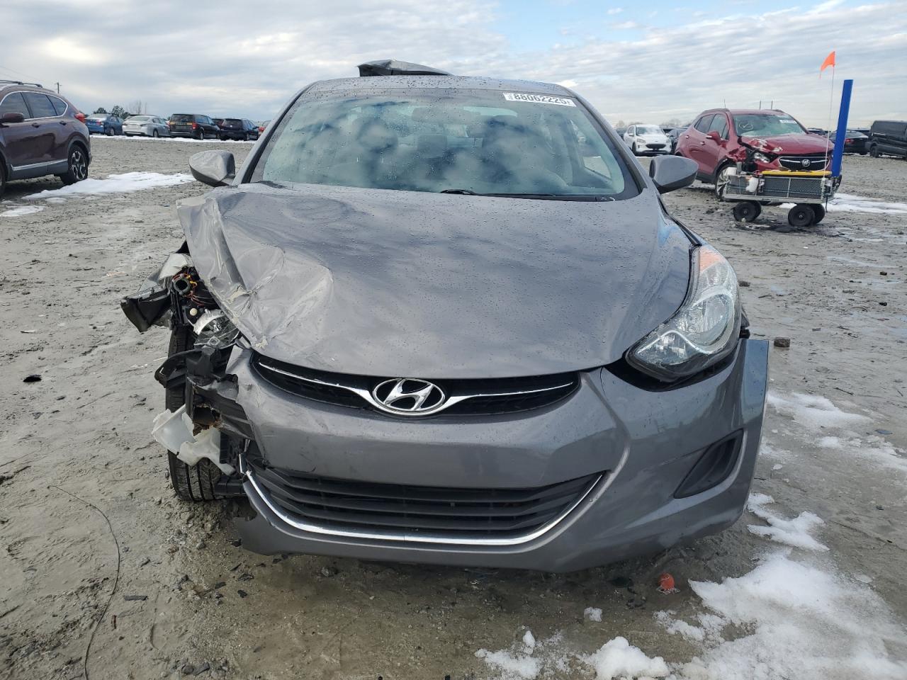 2013 Hyundai Elantra VIN 5NPDH4AE1DH381930 Copart auction photo, front end damage thumbnail 5