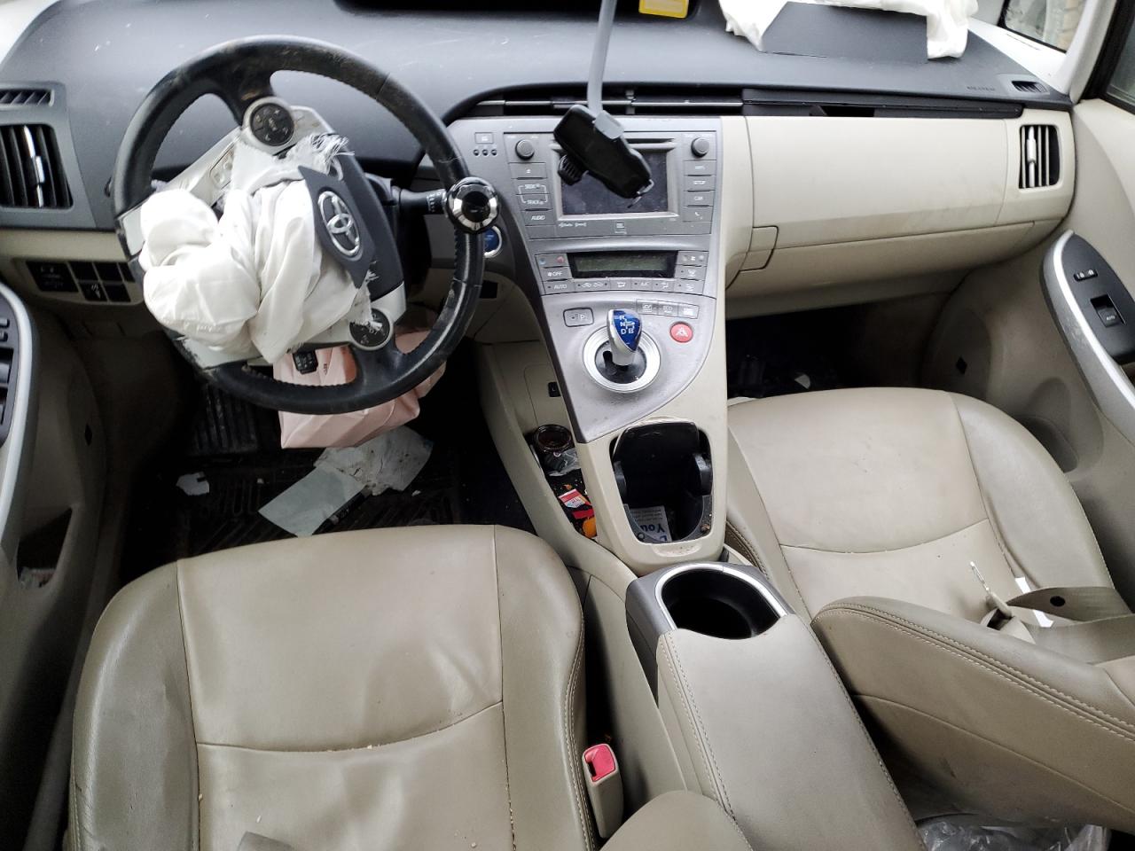 2012 Toyota Prius VIN JTDKN3DUXC1606865 Copart auction photo, front end damage thumbnail 8