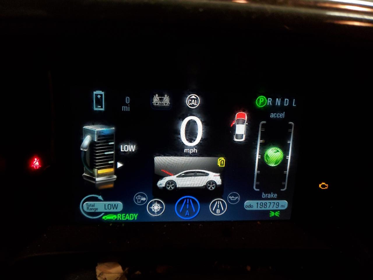 2014 Chevrolet Volt VIN 1G1RA6E45EU111669 Copart auction photo, front end / side damage thumbnail 9