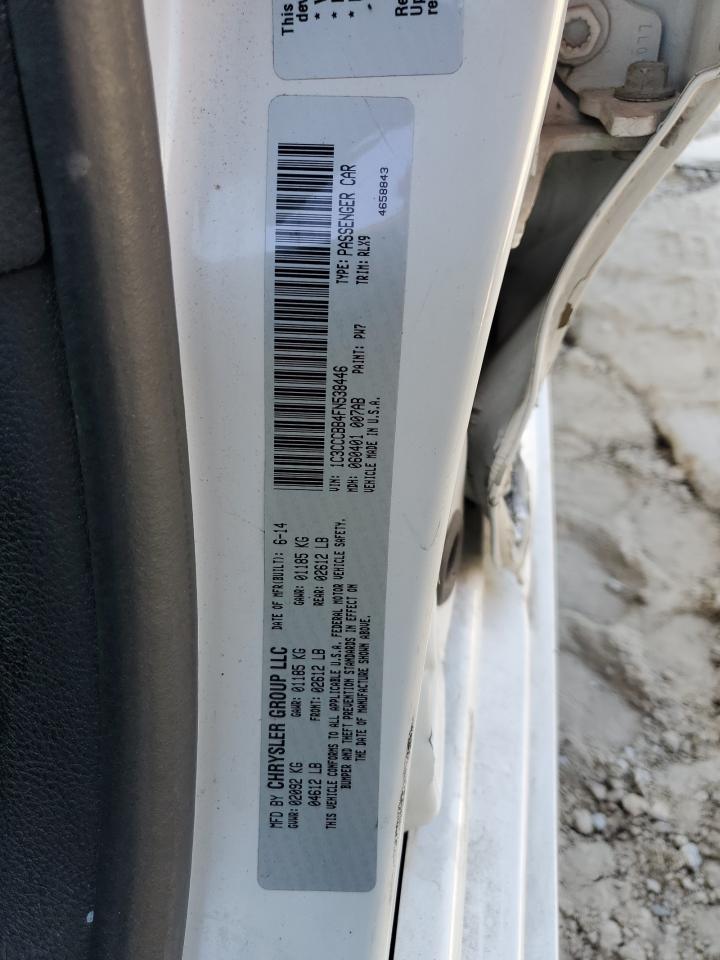 2015 Chrysler 200 VIN 1C3CCCBB4FN538446 Copart auction photo, side / front end damage thumbnail 14