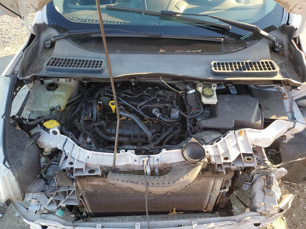 2013 Ford Escape VIN 1FMCU0HX7DUA75209 Copart auction photo, all over damage thumbnail 12
