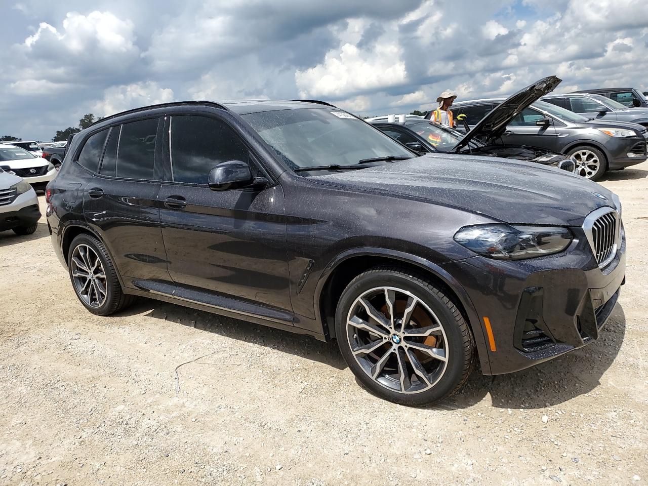 2022 BMW X3 VIN 5UX43DP0XN9M21070 Copart auction photo, water/flood damage thumbnail 4