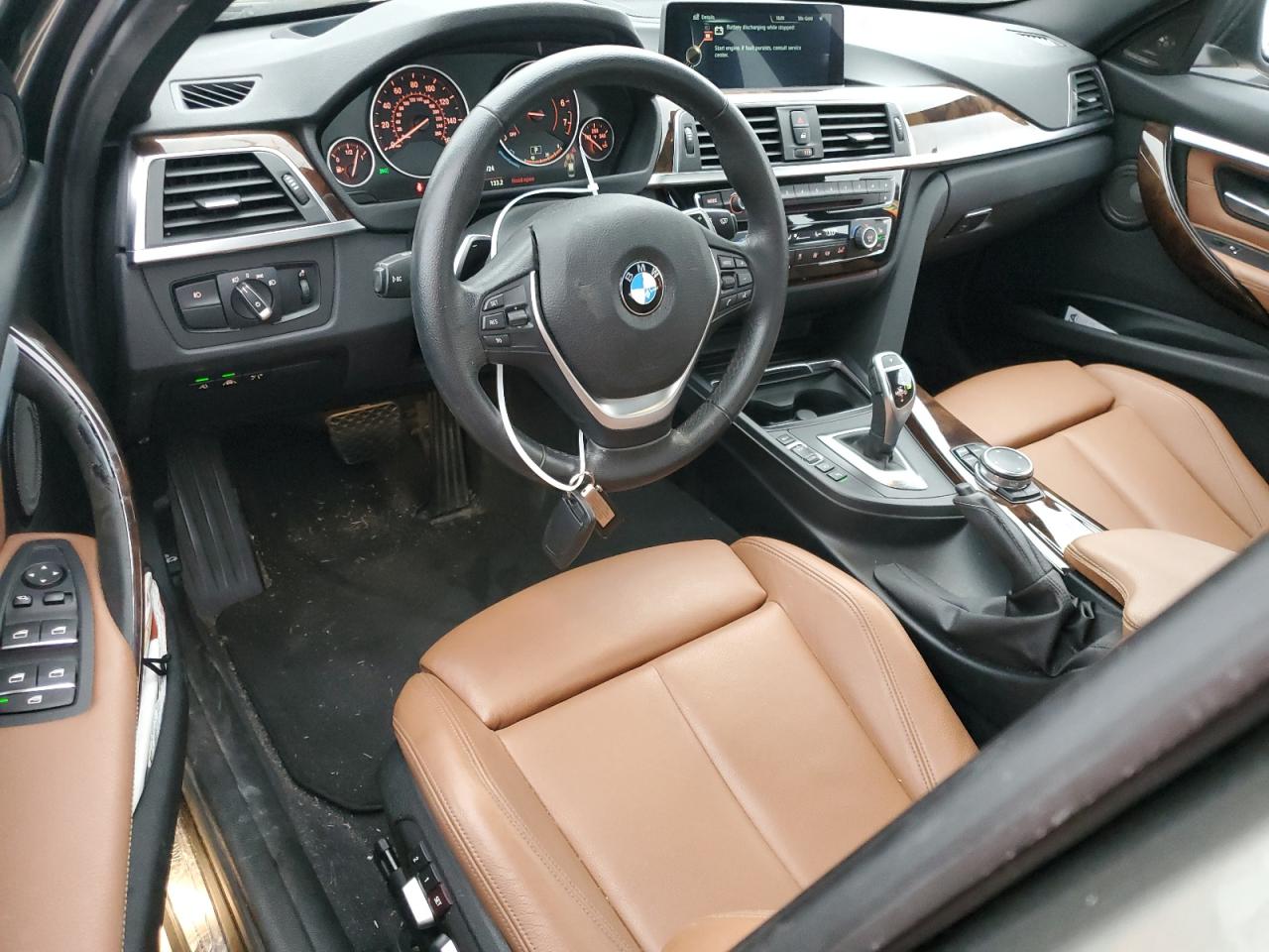 2016 BMW 3er VIN WBA8E9G53GNT47388 Copart auction photo, water/flood damage thumbnail 8
