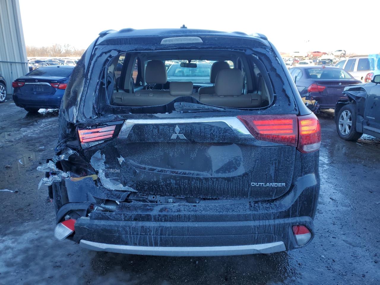 2016 Mitsubishi Outlander VIN JA4AD3A3XGZ022963 Copart auction photo, rear end damage thumbnail 6