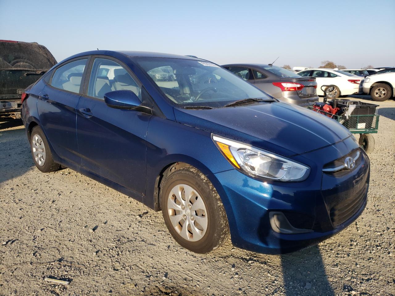 2017 Hyundai Accent VIN KMHCT4AE4HU274825 Copart auction photo, rear end damage thumbnail 4