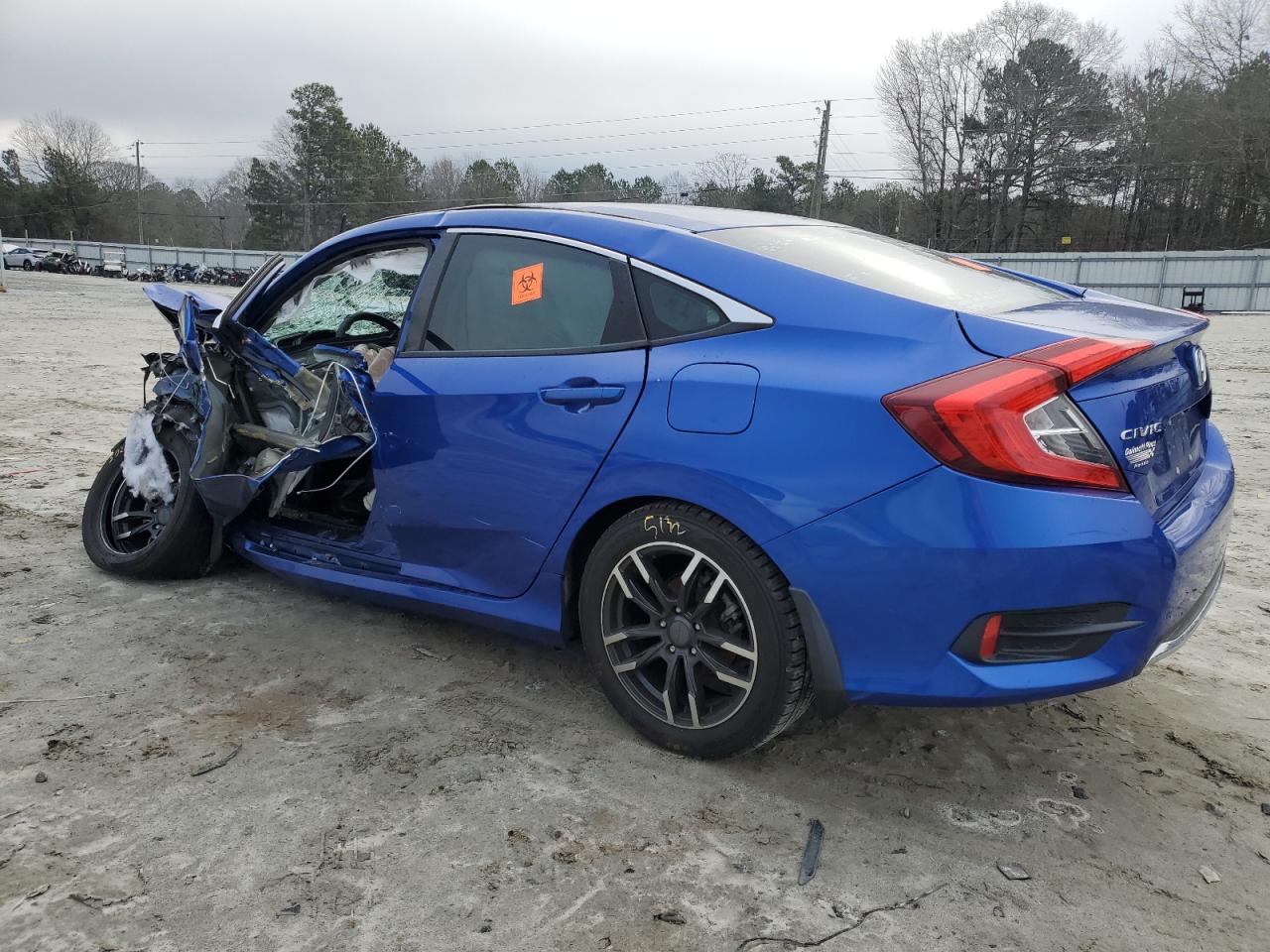 2019 Honda Civic VIN 19XFC2F63KE032735 Copart auction photo, all over damage thumbnail 2