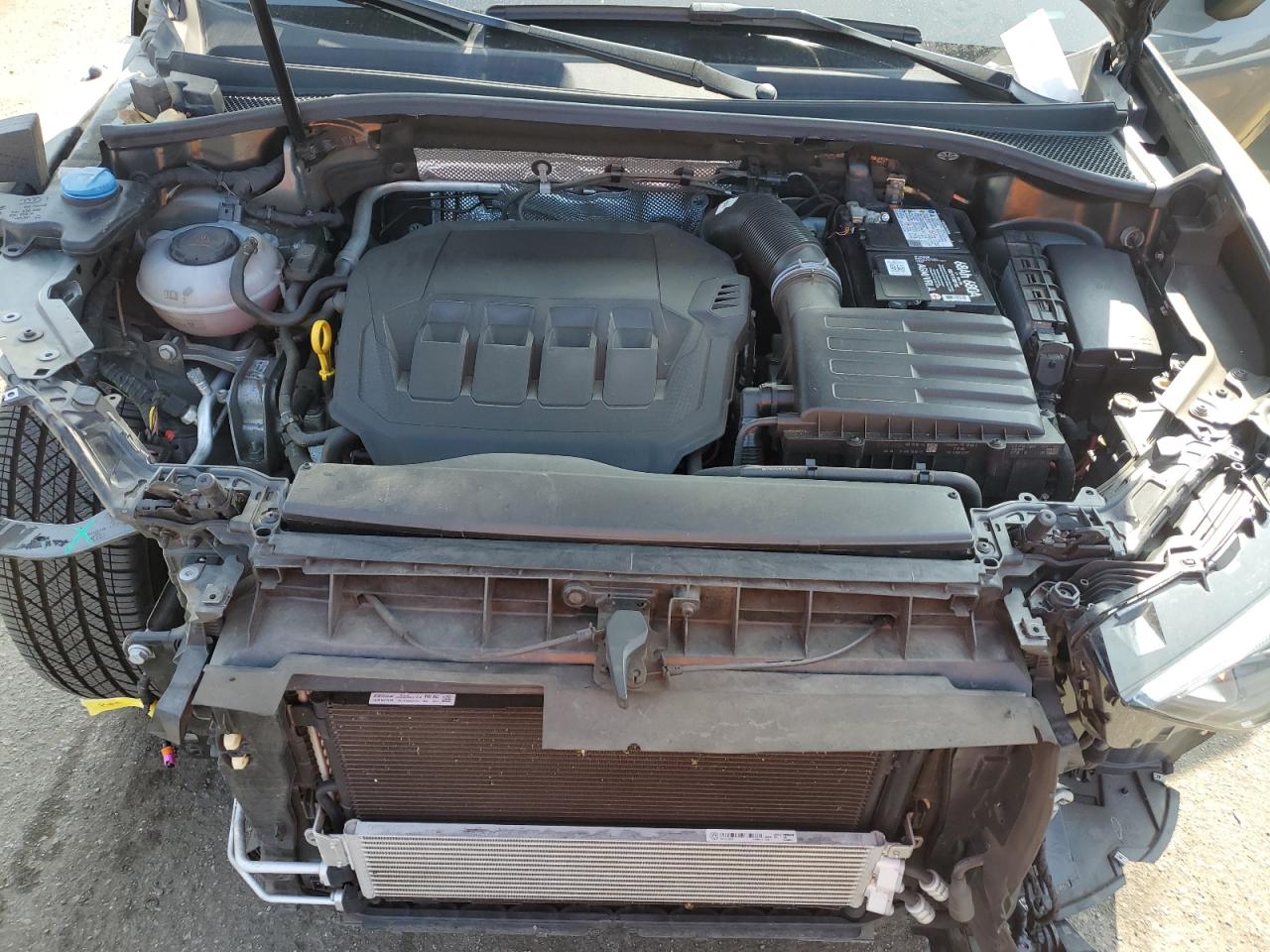 2020 Audi Q3 VIN WA1DECF3XL1106244 Copart auction photo, front end damage thumbnail 12