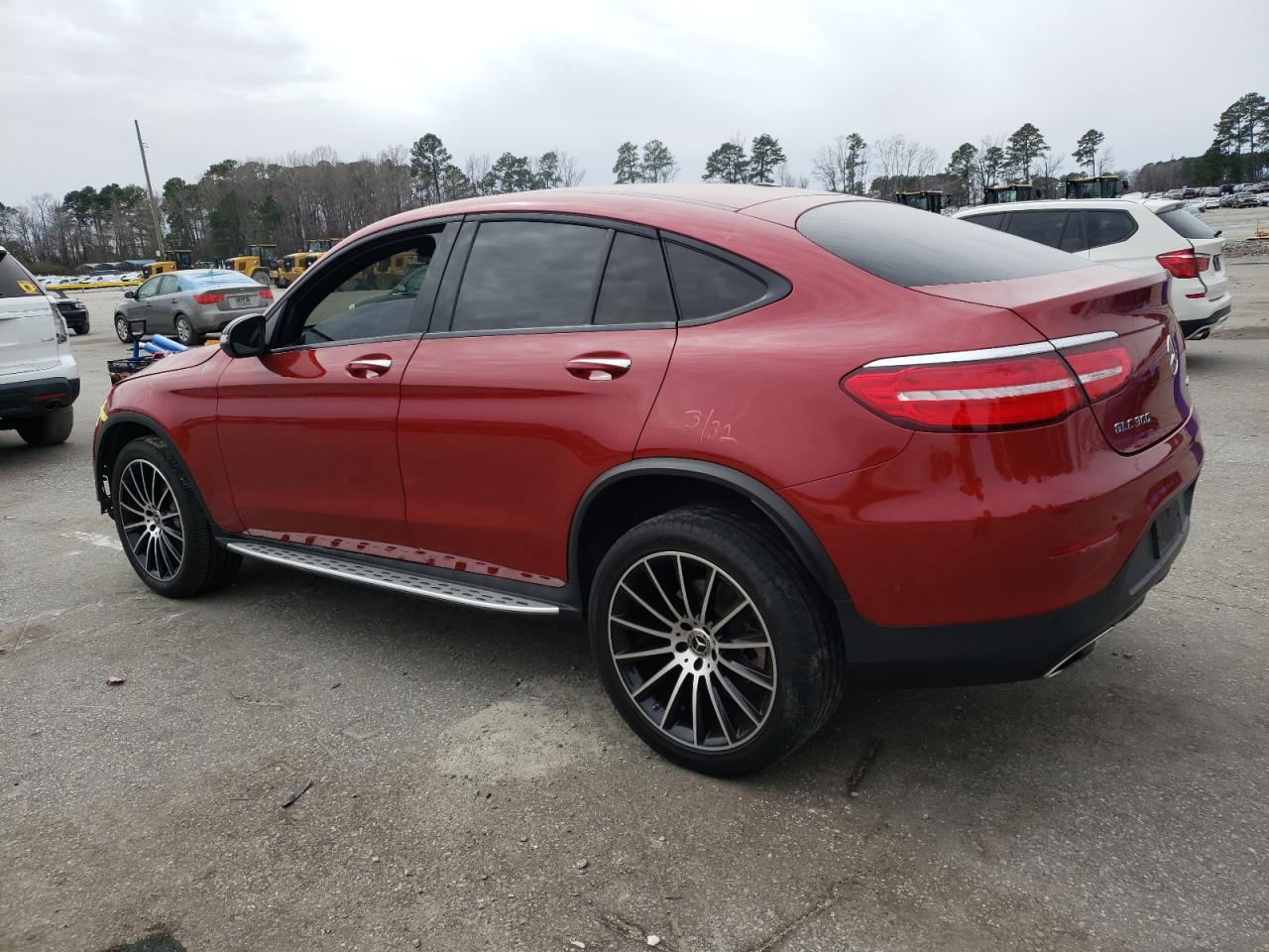 2018 Mercedes-Benz GLC VIN WDC0J4KB3JF301115 Copart auction photo, front end damage thumbnail 2