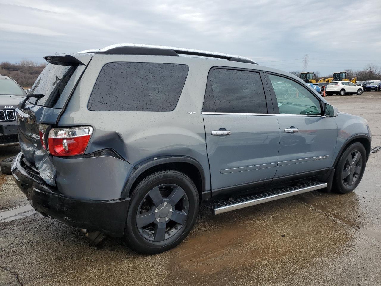 2008 GMC Acadia VIN 1GKEV33748J191403 Copart auction photo, rear end / side damage thumbnail 3