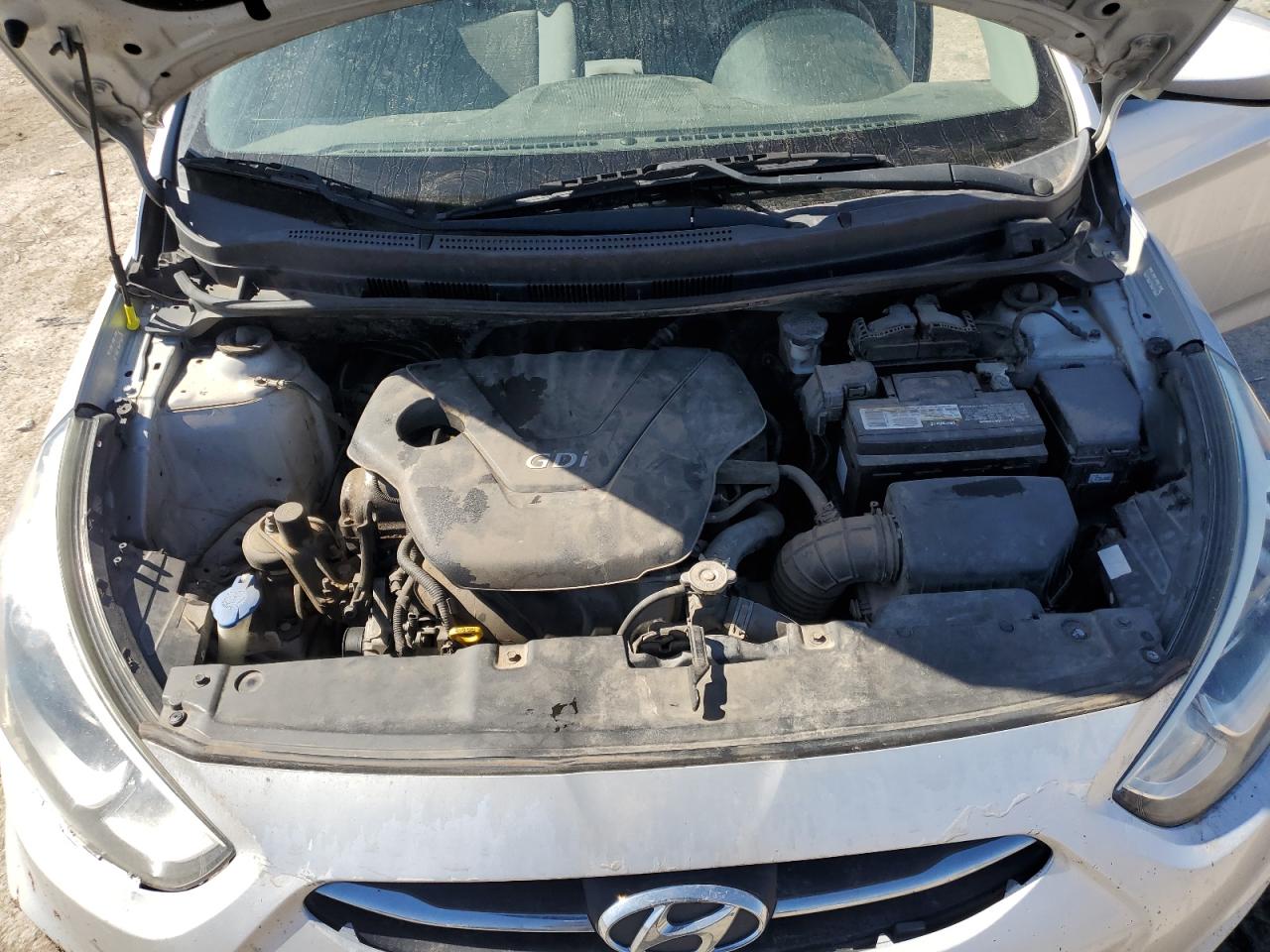 2015 Hyundai Accent VIN KMHCT4AE6FU824104 Copart auction photo, mechanical / minor dent/scratches damage thumbnail 11