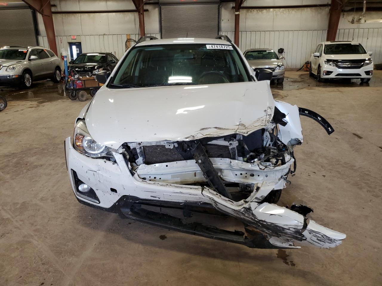 2016 Subaru XV VIN JF2GPAACXG9344841 Copart auction photo, front end / side damage thumbnail 5