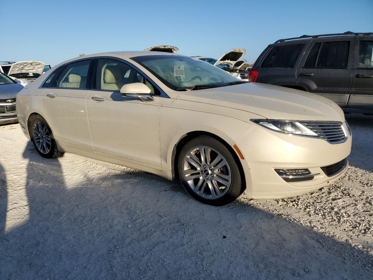 2015 Lincoln MKZ VIN 3LN6L2G95FR617044 Copart auction photo, water/flood damage thumbnail 4