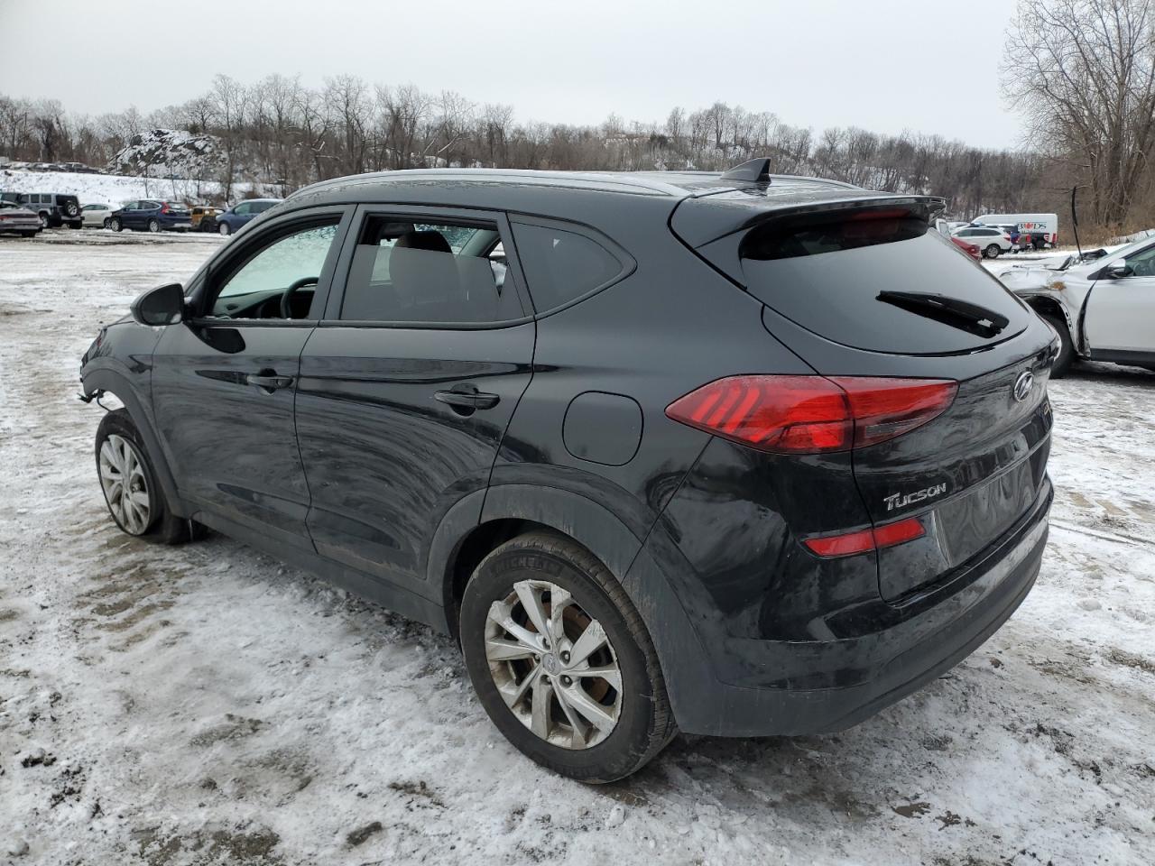 2021 Hyundai Tucson VIN KM8J3CA44MU386110 Copart auction photo, front end / minor dent/scratches damage thumbnail 2