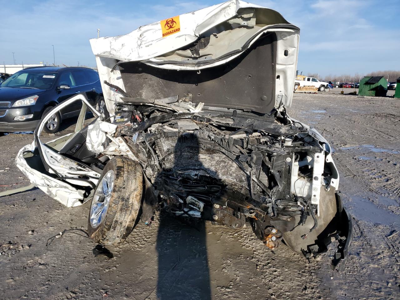 2016 Chevrolet Tahoe VIN 1GNSKBKC2GR121485 Copart auction photo, all over damage thumbnail 5