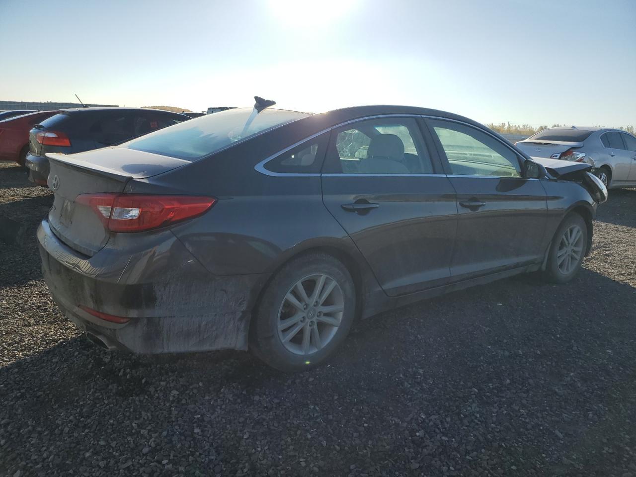 2015 Hyundai Sonata VIN 5NPE24AF9FH200560 Copart auction photo, front end / minor dent/scratches damage thumbnail 3