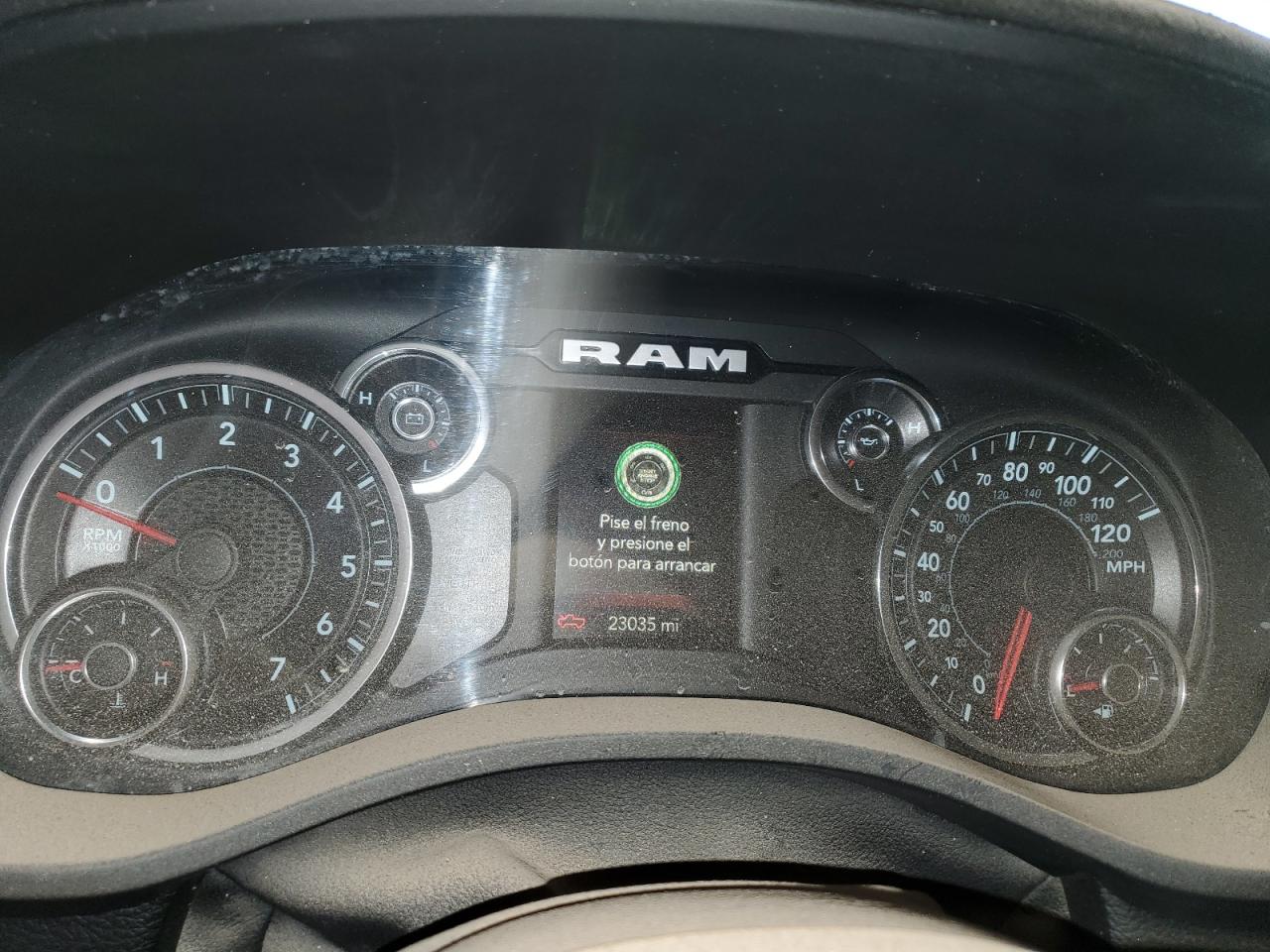 2020 RAM 1500 VIN 1C6RREFT4LN390580 Copart auction photo, side damage thumbnail 9
