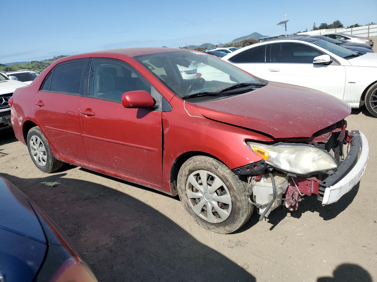 2011 Toyota Corolla VIN JTDBU4EE9B9138224 Copart auction photo, front end / rear end damage thumbnail 4