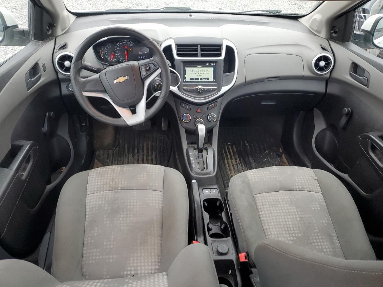 2017 Chevrolet Sonic VIN 1G1JB5SH6H4160900 Copart auction photo, front end / side damage thumbnail 8