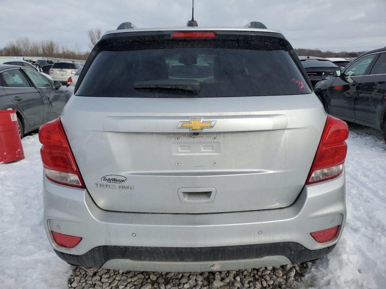 2021 Chevrolet Trax VIN KL7CJPSB8MB306811 Copart auction photo, front end / rear end damage thumbnail 6