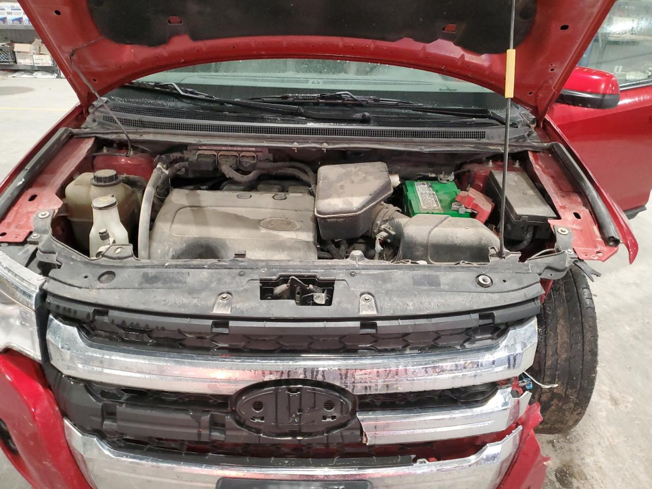 2012 Ford Edge VIN 2FMDK3JC6CBA41267 Copart auction photo, front end / hail damage thumbnail 12