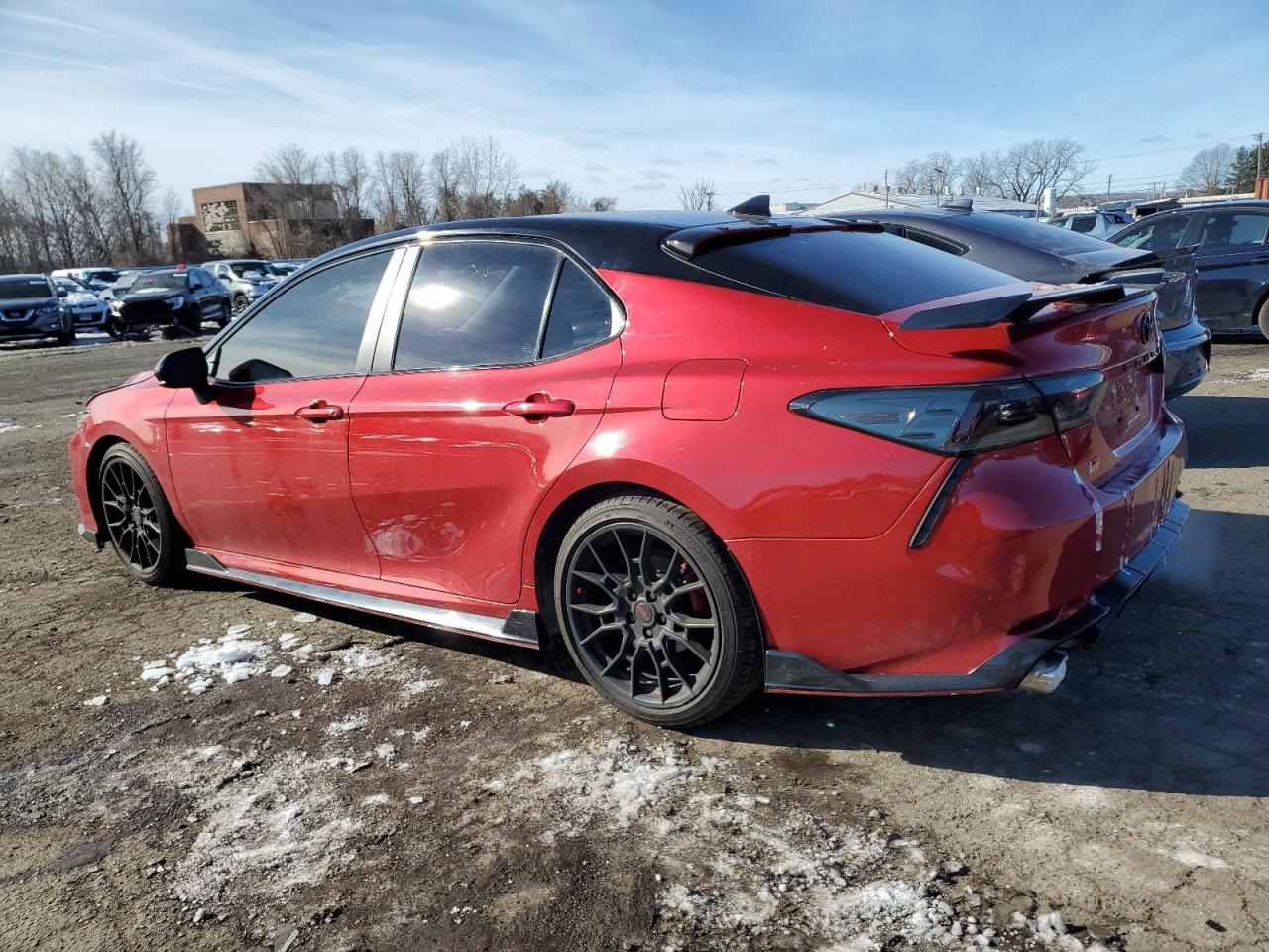 2020 Toyota Camry VIN 4T1NZ1AK4LU037417 Copart auction photo, rear end damage thumbnail 2