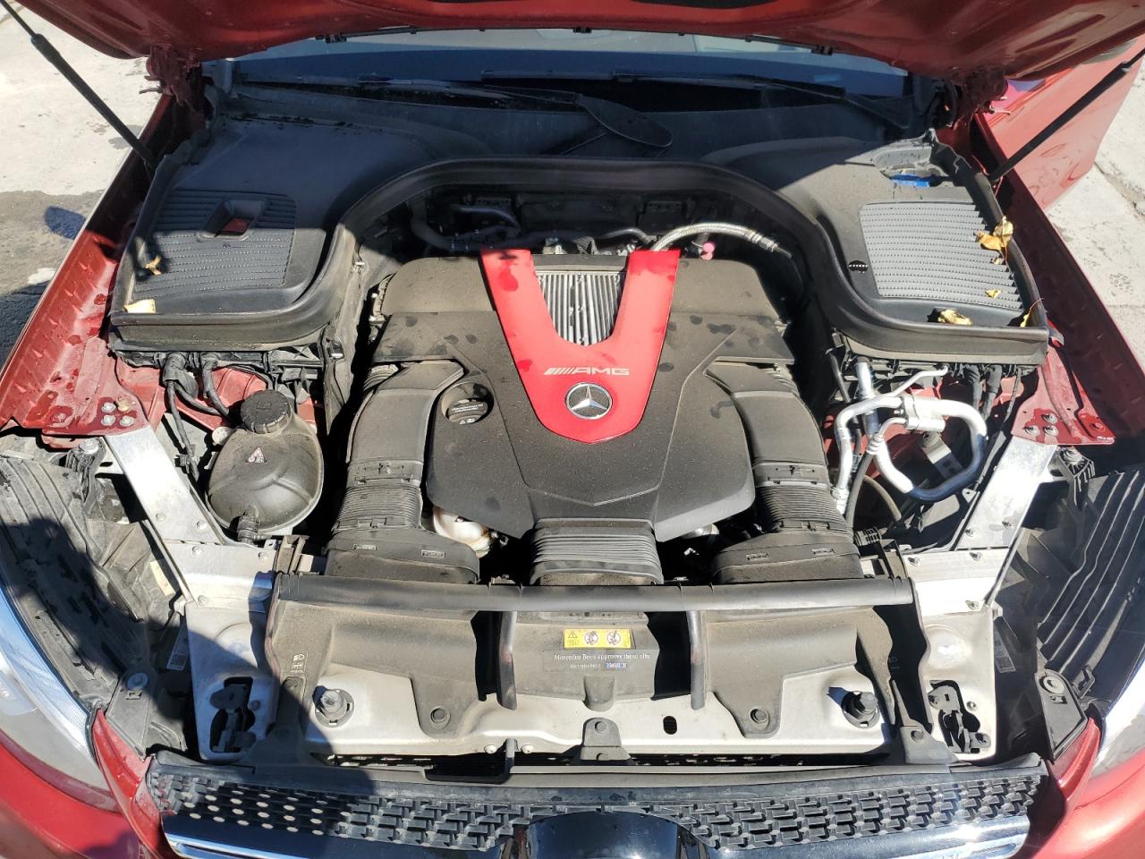 2019 Mercedes-Benz GLC VIN WDC0J6EB0KF609884 Copart auction photo, side damage thumbnail 12