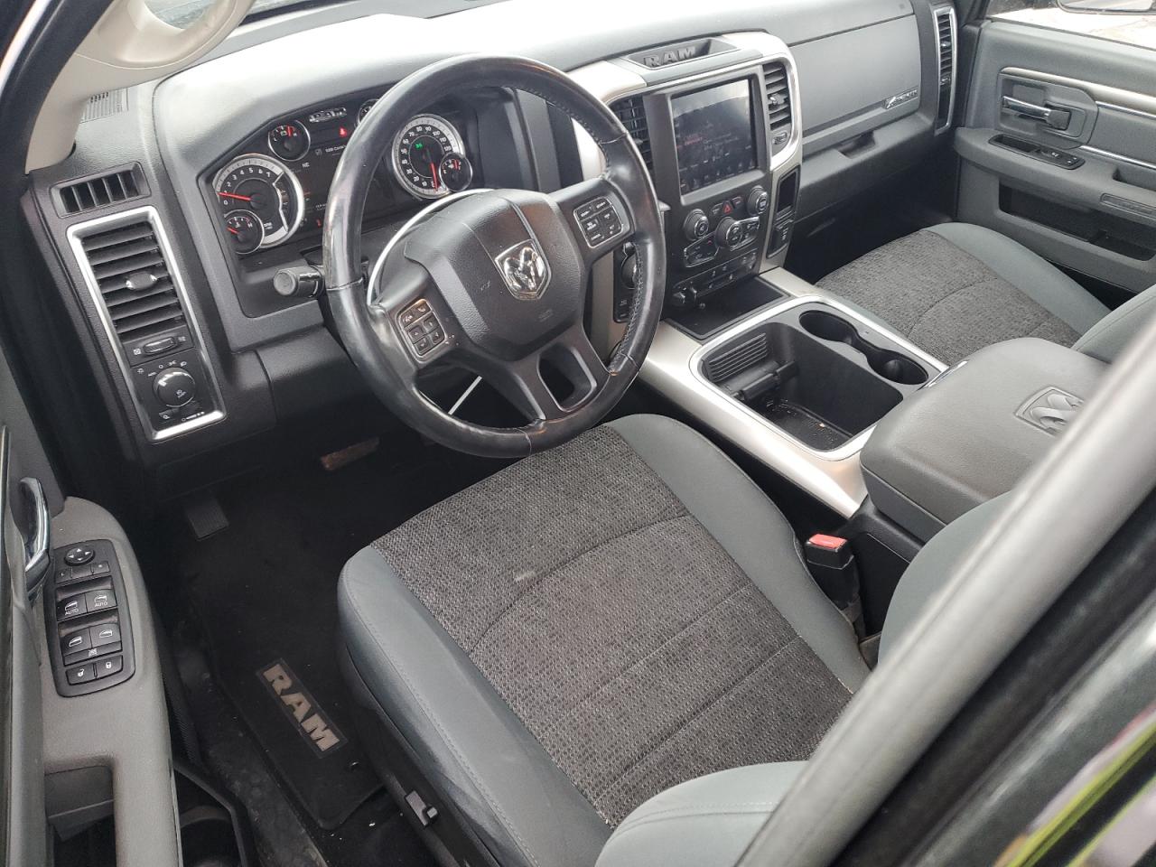 2018 RAM 1500 VIN 1C6RR7GT0JS205756 Copart auction photo, top/roof damage thumbnail 8
