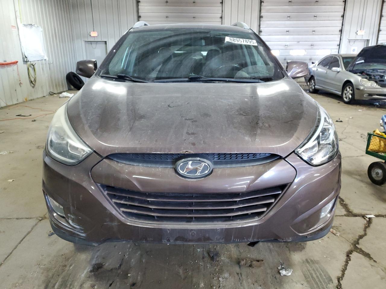 2014 Hyundai Tucson VIN KM8JUCAG4EU836203 Copart auction photo, rear end damage thumbnail 5