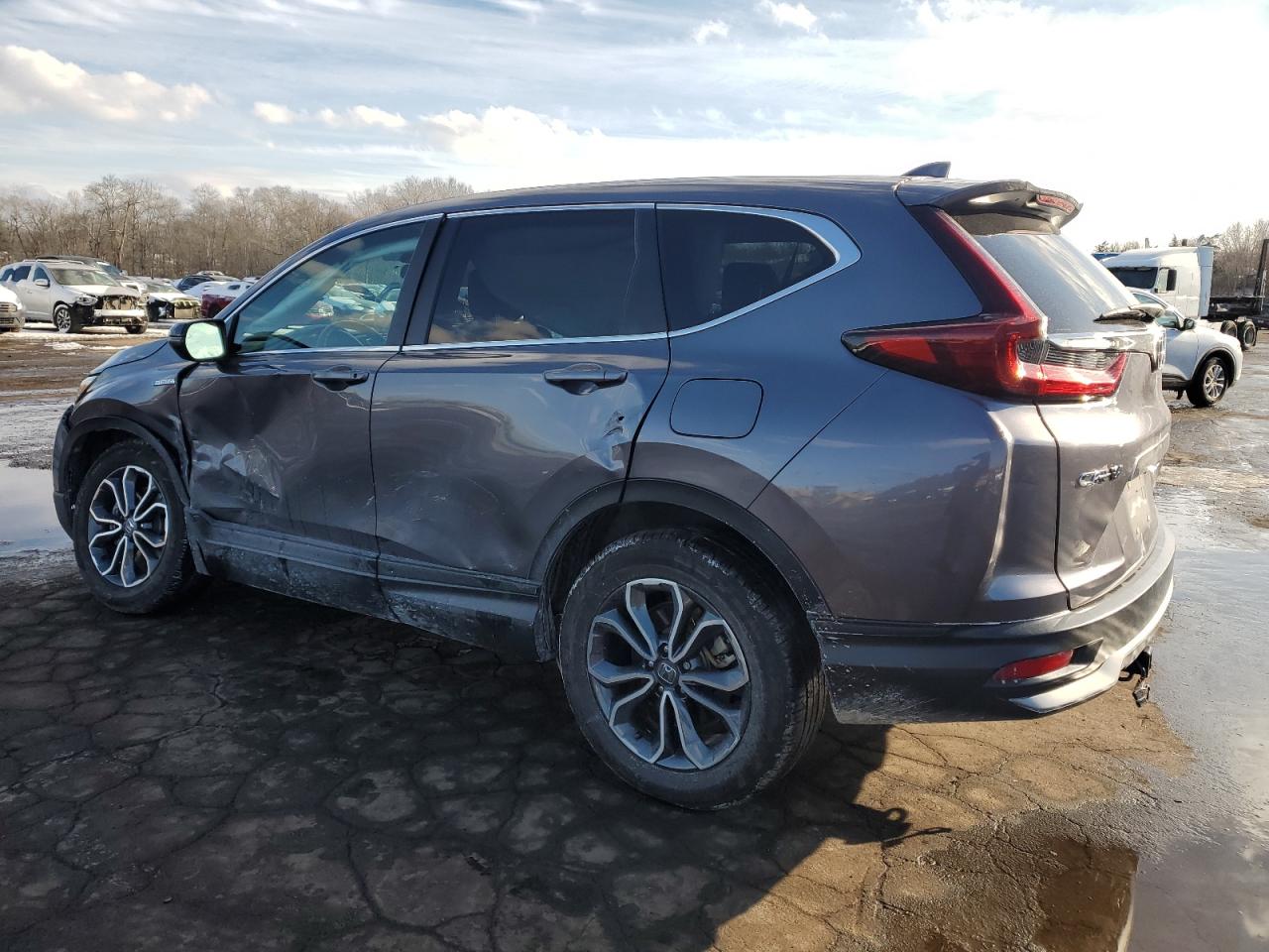 2020 Honda CR-V VIN 7FART6H57LE012643 Copart auction photo, side damage thumbnail 2