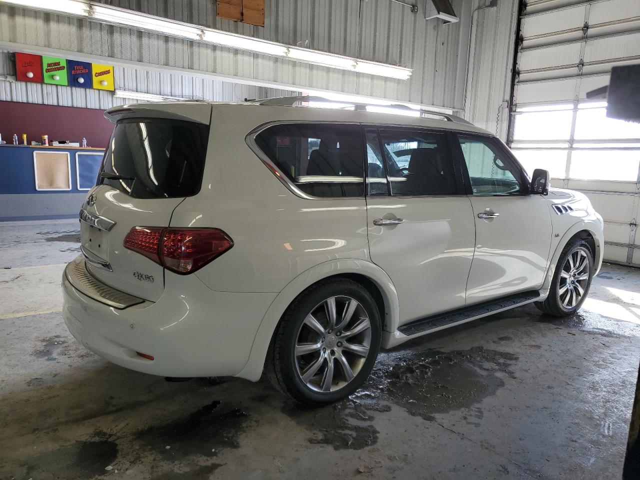 2014 Infiniti QX80 VIN JN8AZ2NE8E9066832 Copart auction photo, minor dent/scratches damage thumbnail 3
