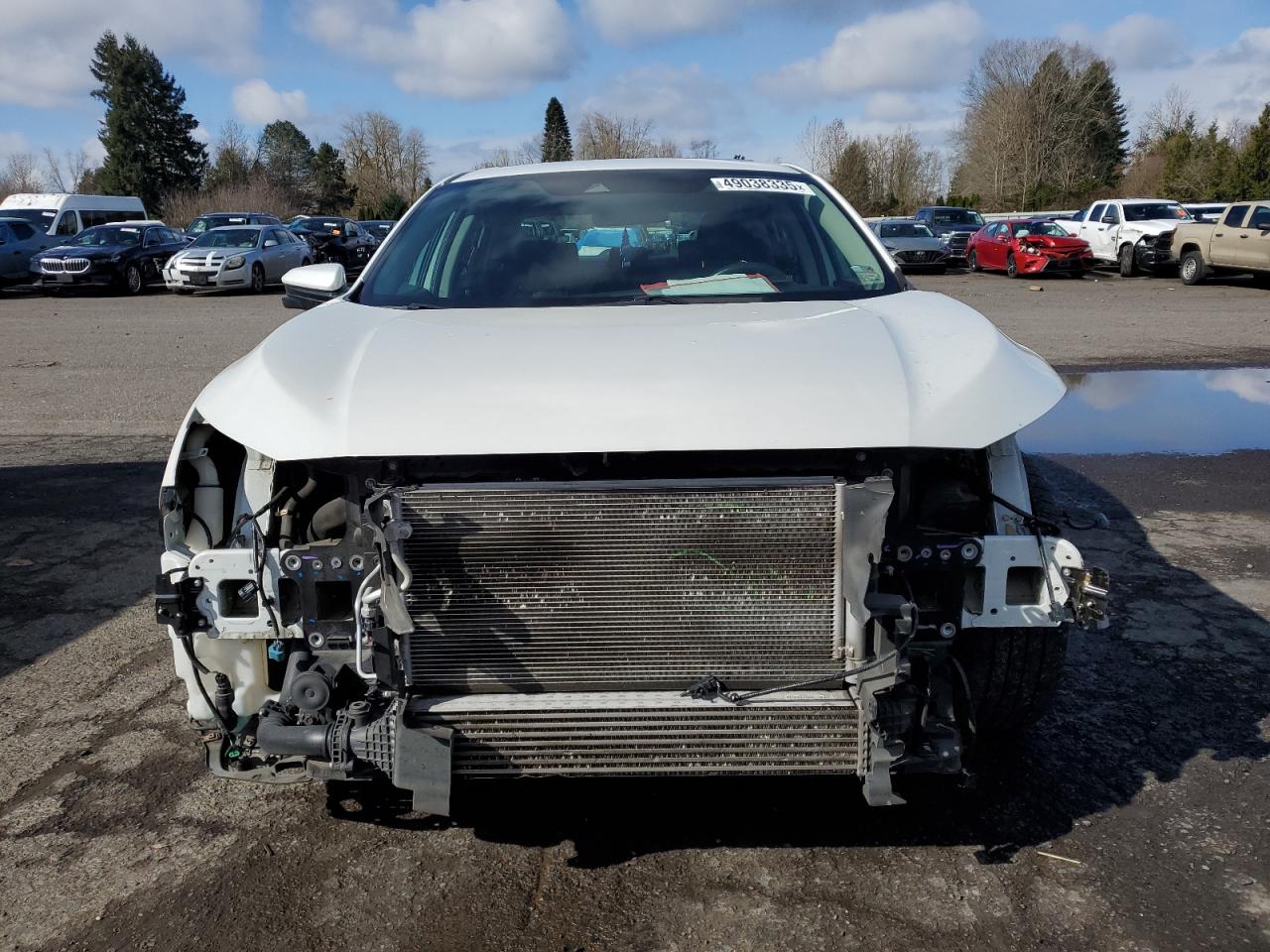 2020 Honda Civic VIN 19XFC1F36LE202927 Copart auction photo, front end / side damage thumbnail 5