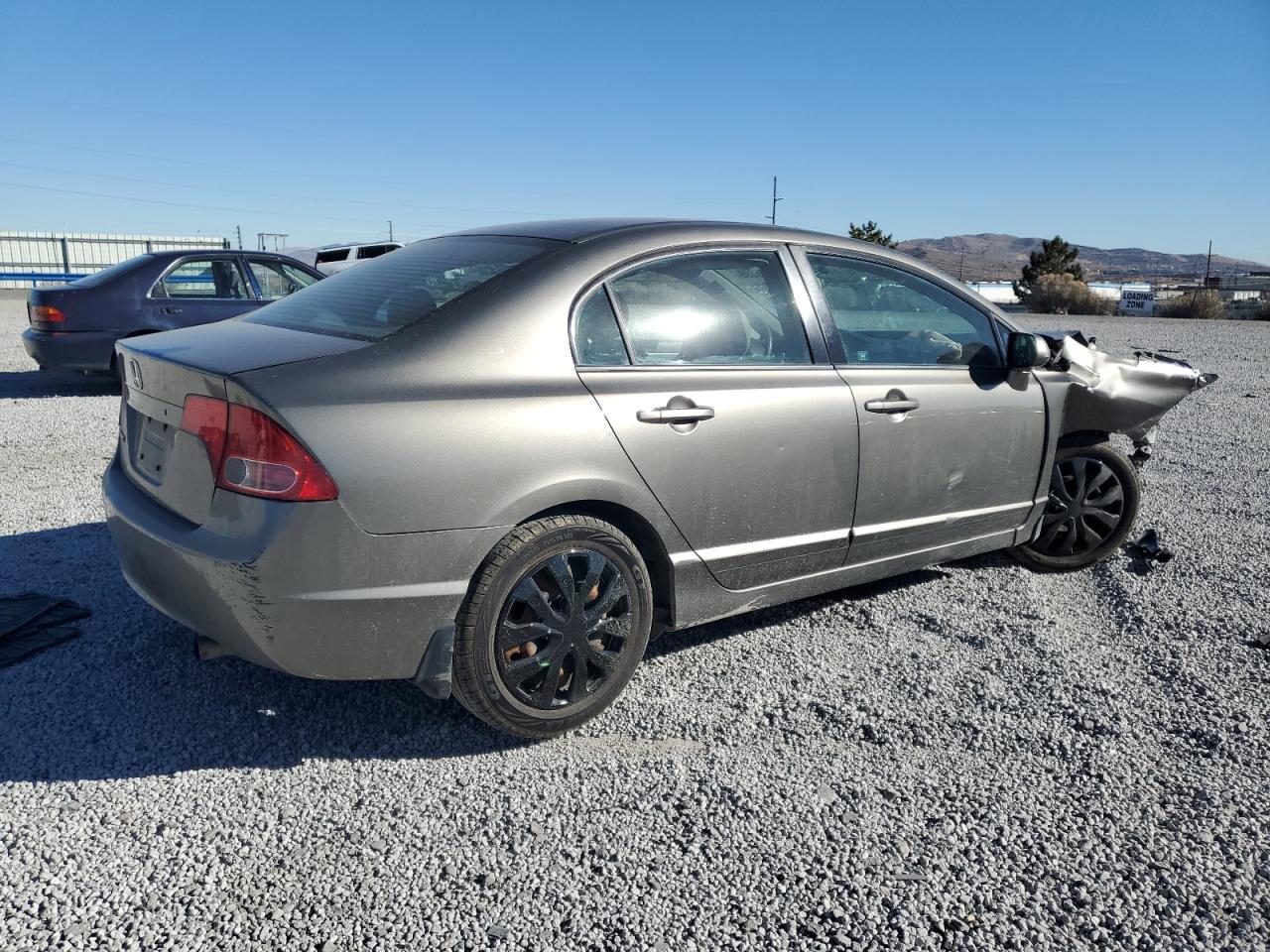2007 Honda Civic VIN 2HGFA16547H309512 Copart auction photo, front end damage thumbnail 3
