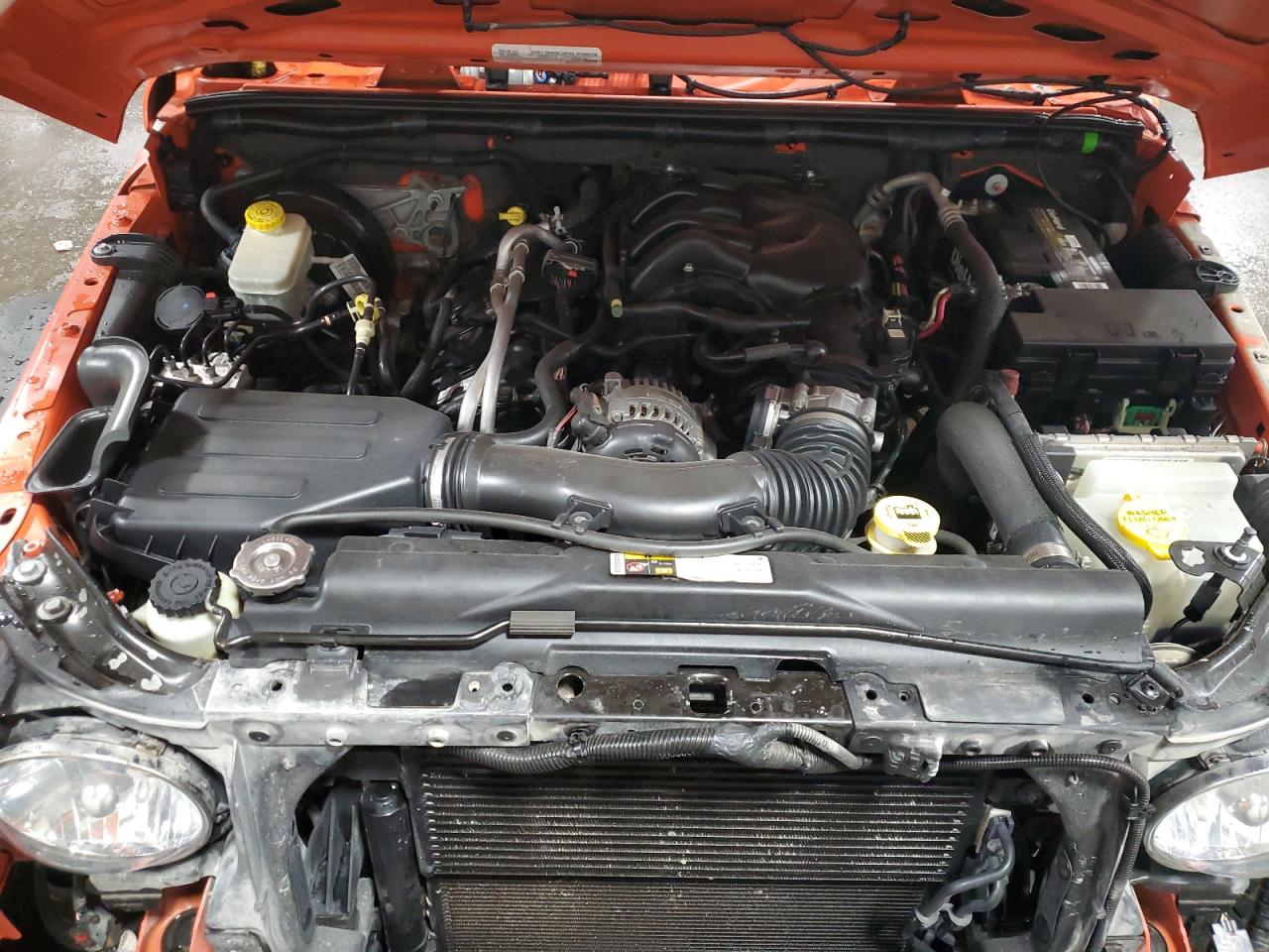 2015 Jeep Wrangler VIN 1C4BJWKG0FL662140 Copart auction photo, front end damage thumbnail 12