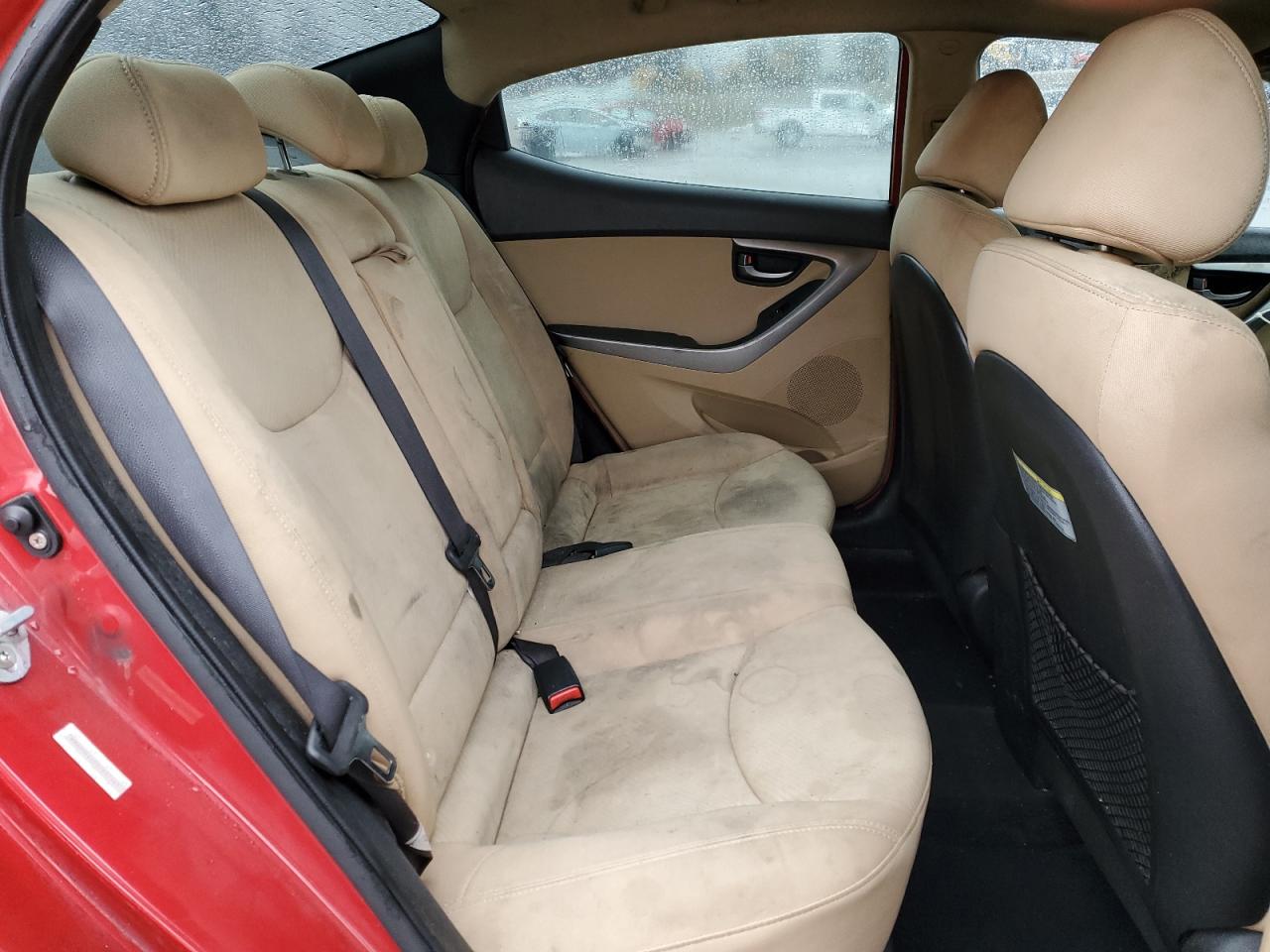 2013 Hyundai Elantra VIN KMHDH4AE0DU937565 Copart auction photo, front end / side damage thumbnail 10