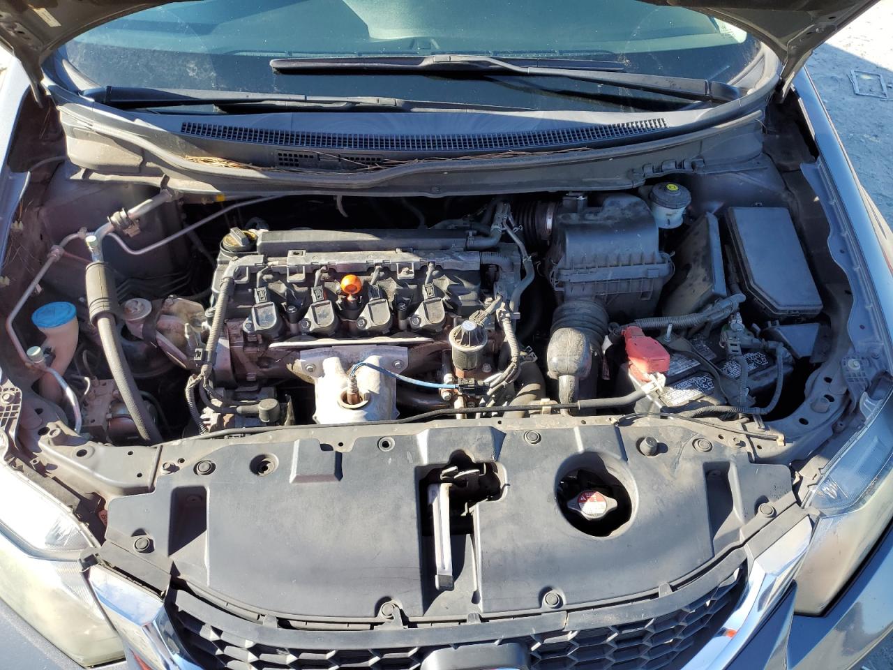 2013 Honda Civic VIN 2HGFB2F57DH563004 Copart auction photo, rear end damage thumbnail 11