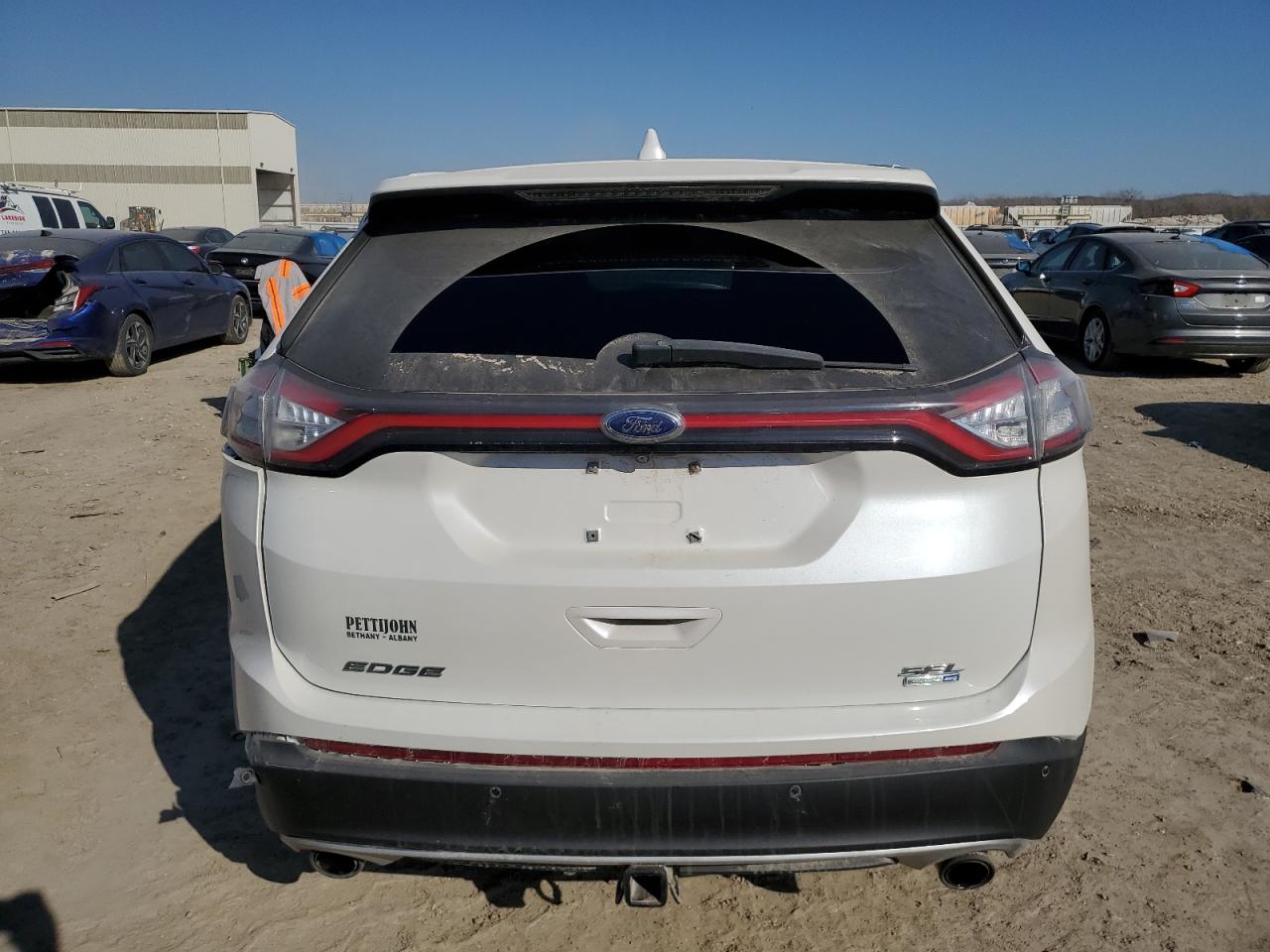 2016 Ford Edge VIN 2FMPK4J91GBB50927 Copart auction photo, side damage thumbnail 6