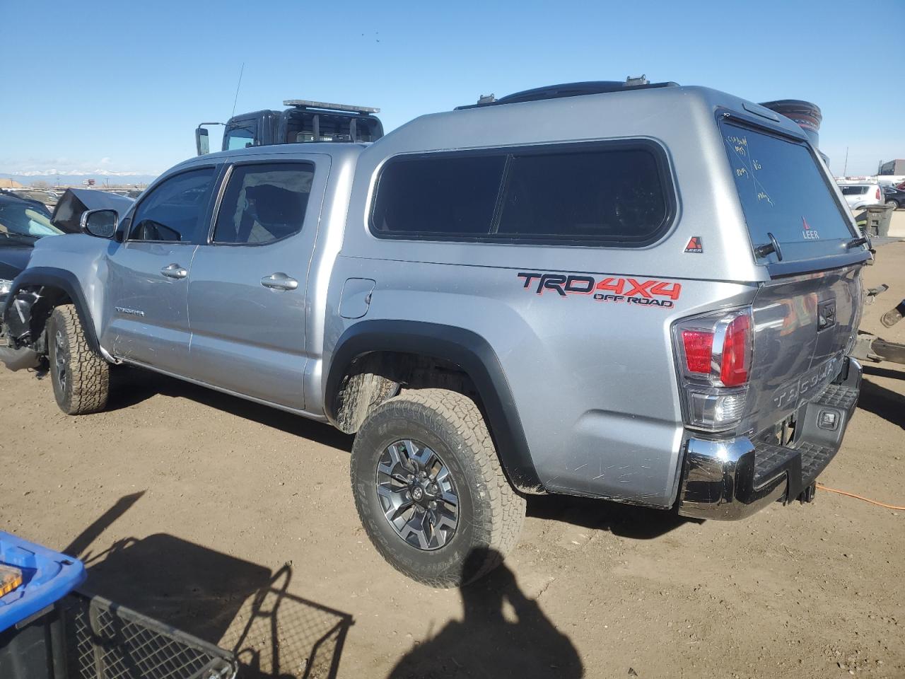 2021 Toyota Tacoma VIN 5TFCZ5AN8MX280953 Copart auction photo, front end damage thumbnail 2