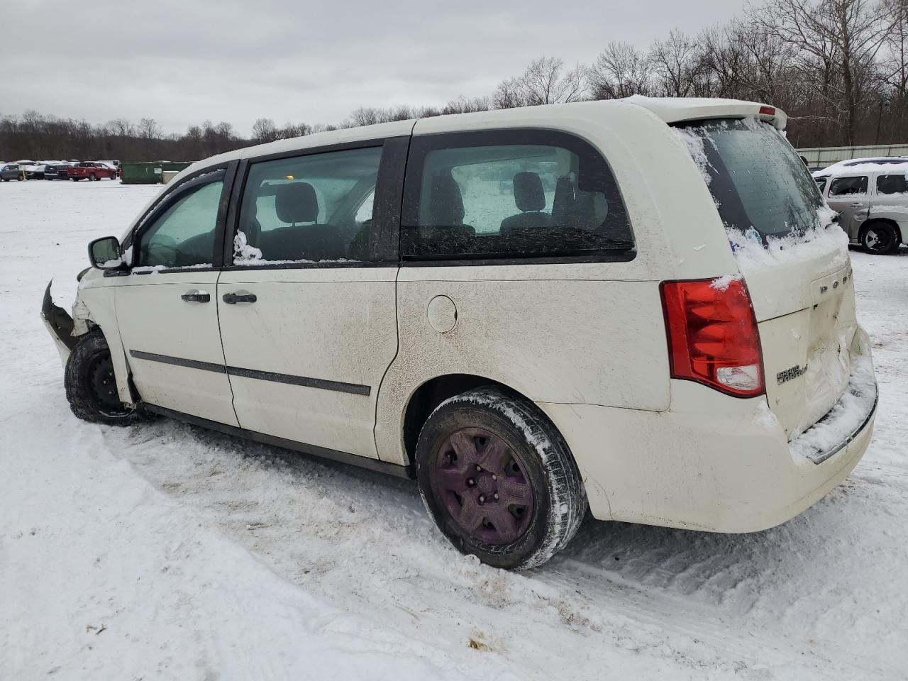 2012 Dodge Caravan VIN 2C4RDGBG1CR407852 Copart auction photo, rollover damage thumbnail 2