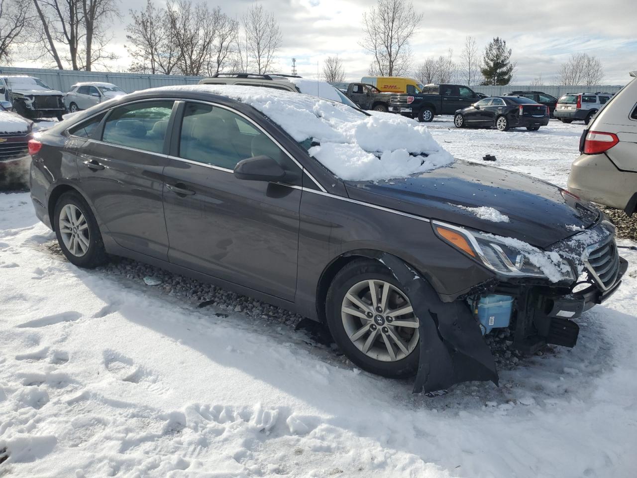 2016 Hyundai Sonata VIN 5NPE24AF2GH433293 Copart auction photo, front end damage thumbnail 4